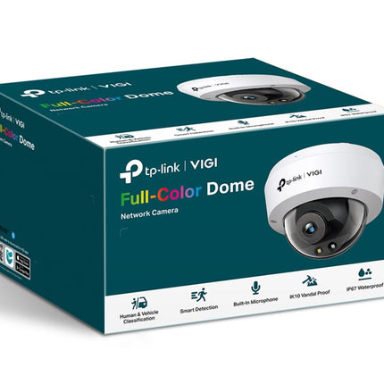 TP-Link VIGI 5MP C250(2.8mm) Full-Color Dome Network Camera 2.8mm Lens, Smart Detection, 2YW