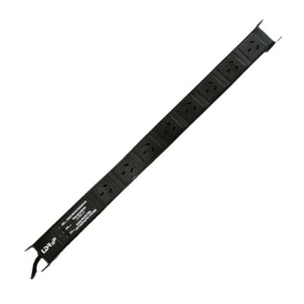 LDR 8-Port 10A Power Distribution Unit AU Approved - 8x 3-Pin AU/NZ Outlets/Slots - 1U Vertical Mount