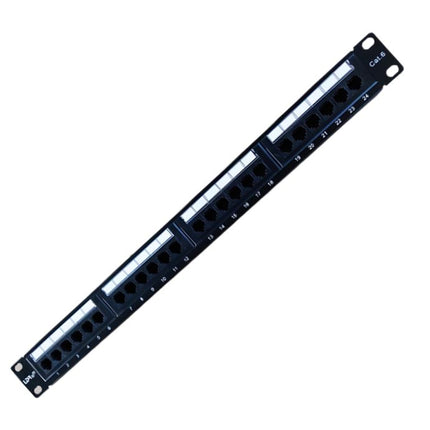 LDR 24 Port Cat6/5e Patch Panel Rack Mount - 1U