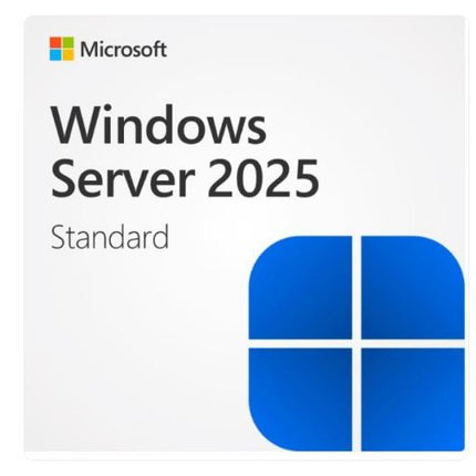 Microsoft Windows Server Standard 2025 English 1pk DSP OEI 16 Core NoMedia / No Key. VLC with Tracking ID in packet (APOS) Add License No Refund
