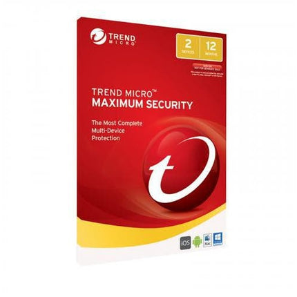 Trend Micro Maximum Security (1-2 Devices) 1Yr Subscription Add-On