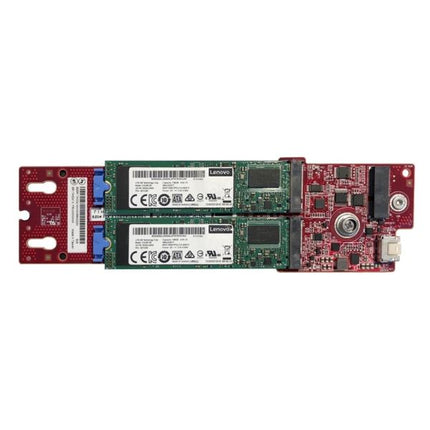 LENOVOThinkSystem M.2 SATA/NVMe 2-Bay Enablement Kit for ST250V2/SR250V2/ST650V2/SR630V2/SR650V2/SR670V2/