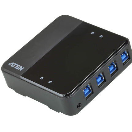 Aten Peripheral Switch 4x4 USB 3.1 Gen1, 4x PC, 4x USB 3.1 Gen1 Ports, Remote Port Selector, Plug and Play