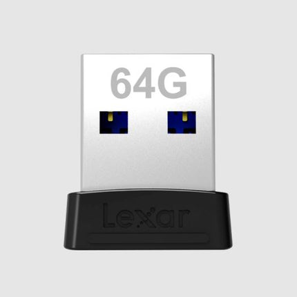 Lexar S47 64GB JumpDrive® Plug n Stay USB 3.1 Flash Drive, up to 250MB/s read And for added versatility, the drive is backwards compatible with USB 3.