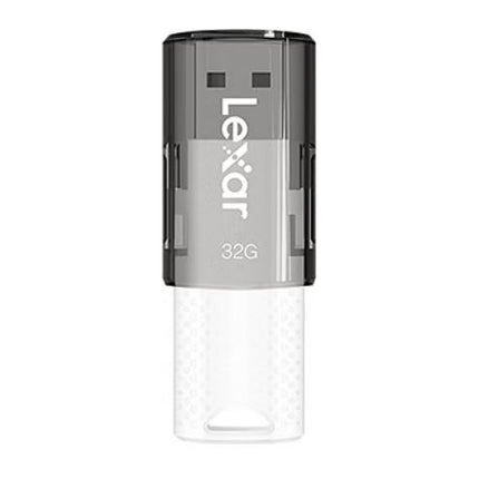 Lexar S60 32GB JumpDrive® USB 2.0 Flash Driveprovides stylish, high-capacity portable storage, allowing you to easily transfer, store, and share files