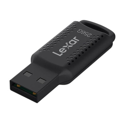 Lexar V400 256GB JumpDrive® USB3.0 Flash Drive, up to 100MB/s read, Black,Securely protect files with Lexar DataShield. 256-bit AES encryption for add