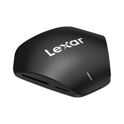 Lexar Professional Multi-Card 3-in-1 USB 3.1 Reader  transfers of up to 312MB/s for SD™ and microSD™, plus up to 160MB/s for CompactFlash® cards