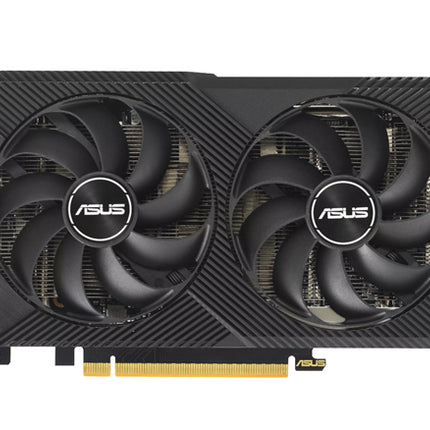 ASUS AMD Radeon DUAL-RX6500XT-O4G-V2  RX 6500 XT V2 OC Edition 4GB GDDR6 with two powerful Axial-tech fans and a 2-slot design for broad compatibility