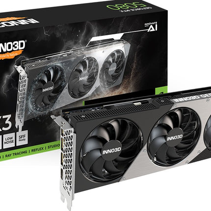 INNO3D nVidia GeForce RTX 5080 X3 16GB GDDR7 2617 MHz Boost Clock, RAM 30 Gbps, 3x DP, 1xHDMI 300x116x41mm Dual Slot