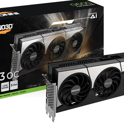 INNO3D nVidia GeForce RTX 5090 X3 OC 32GB GDDR7 2452MHz Boost Clock, RAM 28 Gbps, 3x DP, 1xHDMI 333x137x60mm (3-slot)