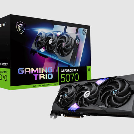 MSI nVidia GeForce RTX™ 5070 12G GAMING TRIO OC, Boost: 2610 MHz, CUDA 6144 Units, 12GB GDDR7, HDMI™ x 1