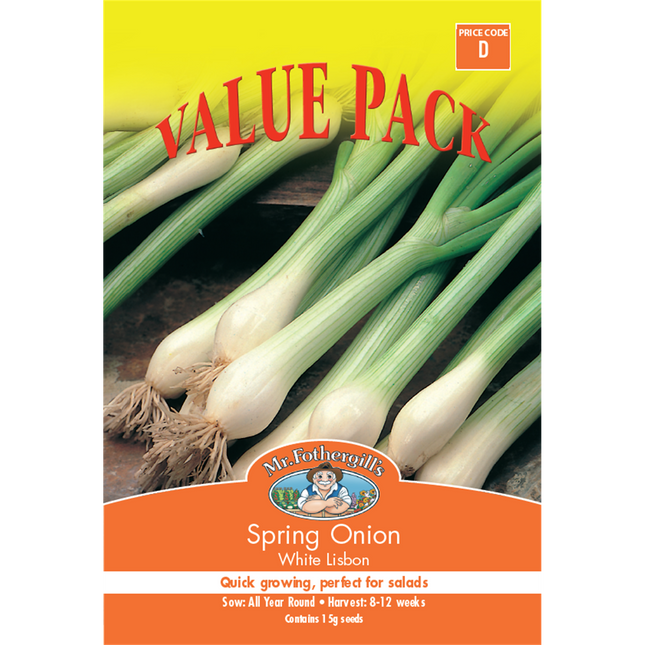 Mr Fothergill's Spring Onion Value Seed Pack