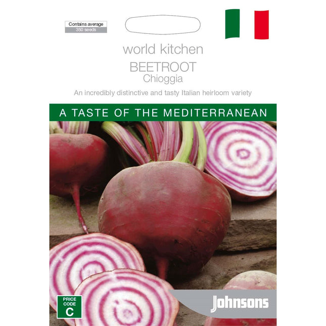 Johnsons World Kitchen Beetroot Chioggia Seeds