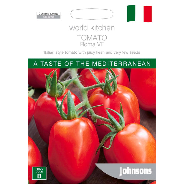 Johnsons Cooks Garden Roma Tomato Seeds