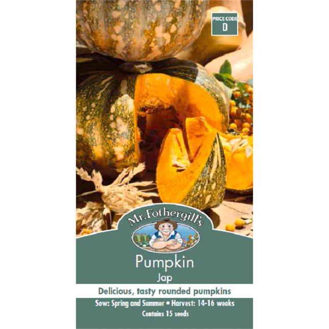 Mr Fothergill's Jap Pumpkin Vegetable Seeds