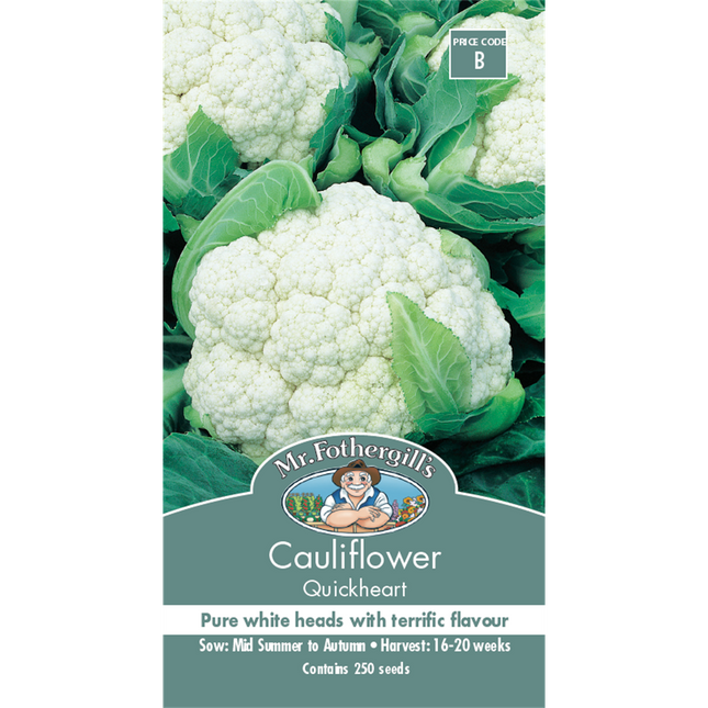 Mr Fothergill's Quickheart Cauliflower Vegetable Seeds