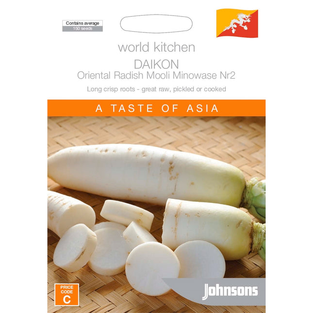 Johnsons World Kitchen Daikon Mooli Radish Seeds