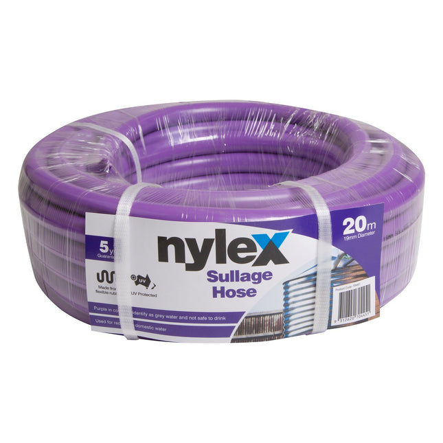 Nylex Recycled Water 19mm x 20m Sullage Hose