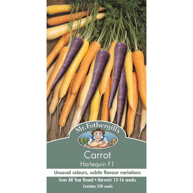 Mr Fothergills Rainbow Carrot Seeds