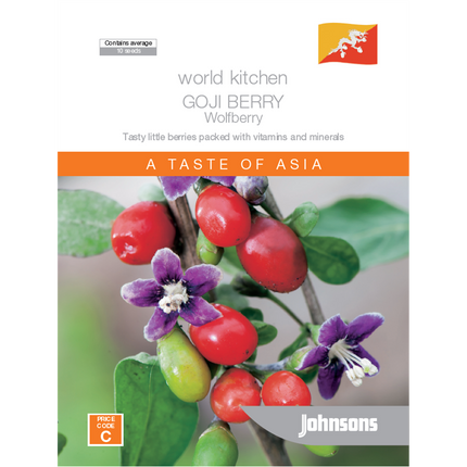 Johnsons World Kitchen Goji Berry Wolfberry Vegetable Seeds