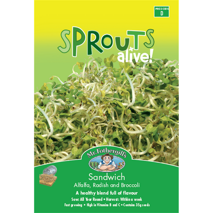Mr Fothergills Sprouts Alive Sandwich Mix Seeds