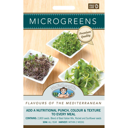 Mr Fothergill's Microgreens Flavours Of Mediterranean